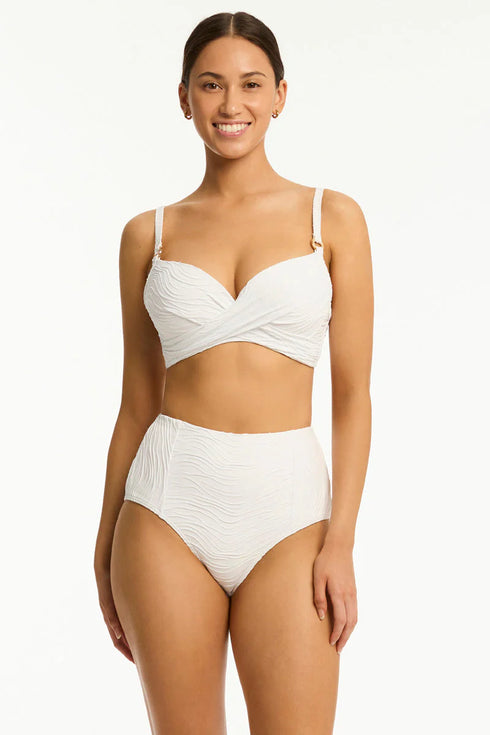 Sea Level De Soleil Cross Front U/w Top